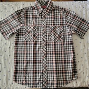 Montage short-sleeve button-up shirt